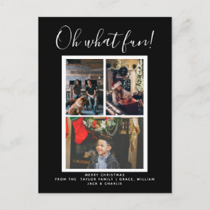 Oh, was Spaß Weihnachts-Foto Personalisiert Postkarte