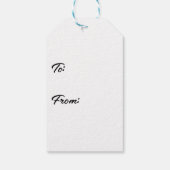 Oh, was Spaß Weihnachts Pickleball Paddles & Balls Geschenkanhänger (Rückseite)