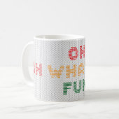Oh, was Spaß Weihnachts-Sweater Kaffeetasse (Vorderseite Links)