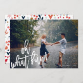 Oh, was Spaß Weihnachts-Weihnachtsfotokarte Feiertagskarte (Vorne/Hinten)