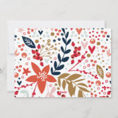 Oh, was Spaß Weihnachts-Weihnachtsfotokarte Feiertagskarte (Rückseite)