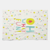 Oh, was Spaß Weihnachtsbaum farbenfrohe Confetti D Geschirrtuch (Horizontal)