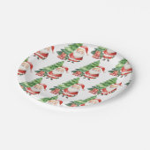 Oh, was Spaß Weihnachtsfeier Pappteller (Schrägansicht)