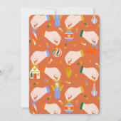 Oh, was Spaß Weihnachtsfeiertag Weihnachten Geburt Einladung (Rückseite)