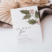 Oh, was Spaß Winter Kindergeburtstag Einladung