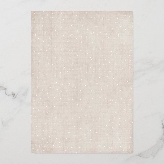 Oh, was Spaß Winter Village Szene Weihnachten Part Folieneinladung (Rückseite)