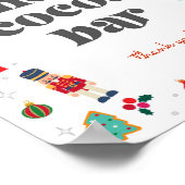 Oh, was Spaß Winter Weihnachten Heiße Cocoa Bar Si Poster (Ecke)