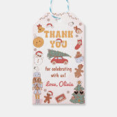 Oh, was Spaß Winter Weihnachten Party Geschenktast Geschenkanhänger (Vorderseite)