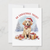 Oh Weihnachts-Leckerei Flat Christmas Card Feiertagskarte (Vorderseite)