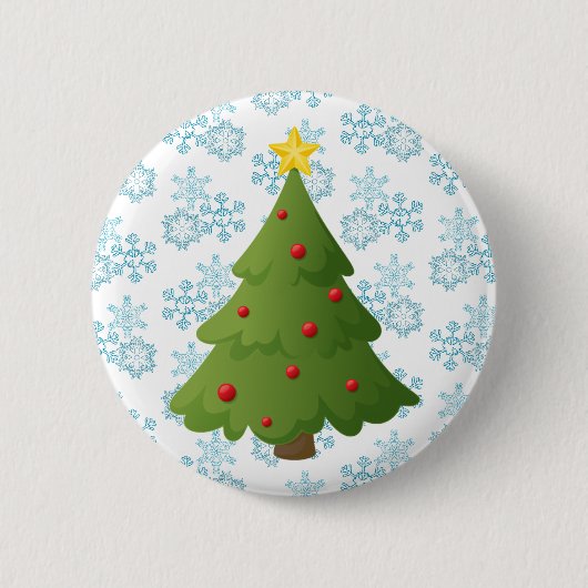 Oh Weihnachtsbaum Button (Vorderseite)