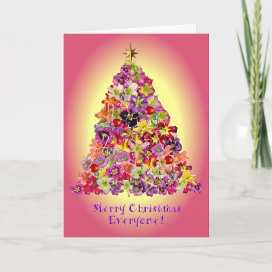 Oh Weihnachtsbaum! Feiertagskarte (Vorderseite)
