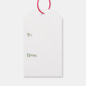 Oh, Weihnachtsbaum Geschenkanhänger (Rückseite)