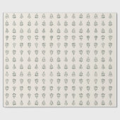 Oh, Weihnachtsbaum Geschenkpapier (Flach)