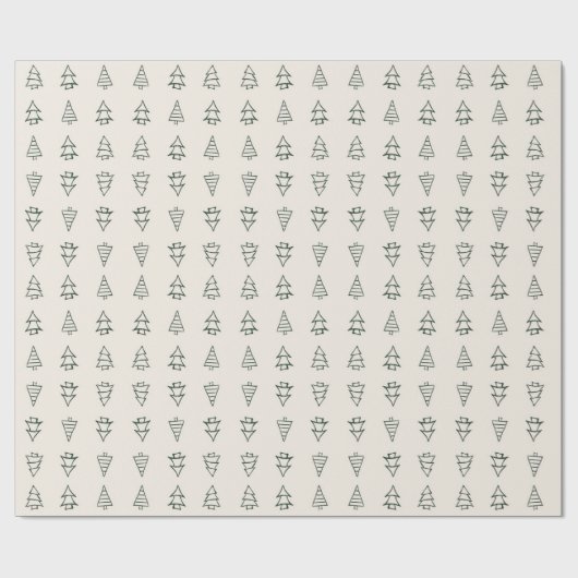 Oh, Weihnachtsbaum Geschenkpapier (Flach)