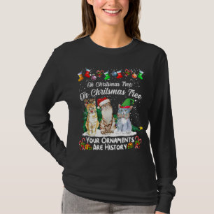 Oh Weihnachtsbaum Ihre Ornamente sind Geschichte l T-Shirt