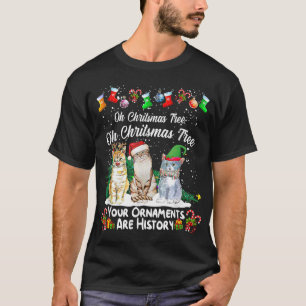 Oh Weihnachtsbaum Ihre Ornamente sind Geschichte l T-Shirt