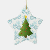 Oh Weihnachtsbaum Keramik Ornament (Rechts)