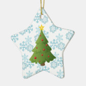 Oh Weihnachtsbaum Keramik Ornament (Links)