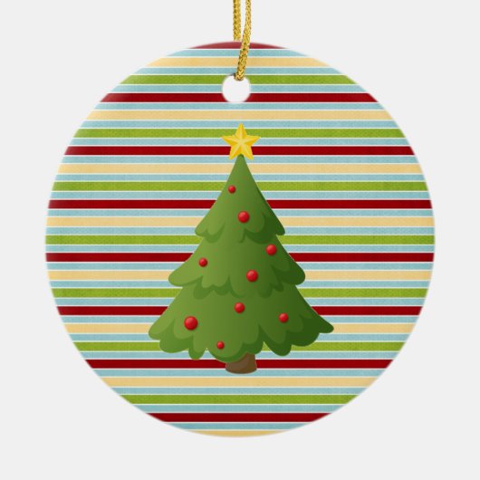 Oh Weihnachtsbaum Keramikornament (Vorne)