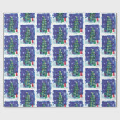 Oh Weihnachtsbaum - Kinderkunst für CHOC Geschenkpapier (Flach)