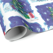 Oh Weihnachtsbaum - Kinderkunst für CHOC Geschenkpapier (Rolleneckpunkt)