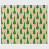 Oh Weihnachtsbaum! Kraft Geschenkpapier (Flach)