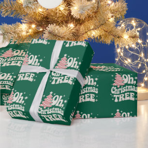 Oh Weihnachtsbaum Licht Frohe Weihnachten Xmas Geschenkpapier