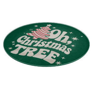 Oh Weihnachtsbaum Licht Frohe Weihnachten Xmas  Schneidebrett