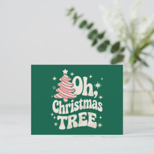 Oh Weihnachtsbaum Licht frohe WeihnachtsWeihnachte Feiertagspostkarte