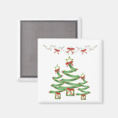 Oh Weihnachtsbaum Magnet (Vorderseite/Rückseite)
