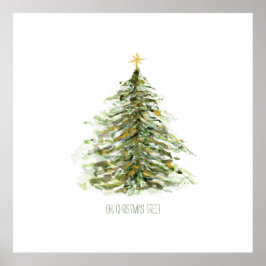 Oh, Weihnachtsbaum Poster