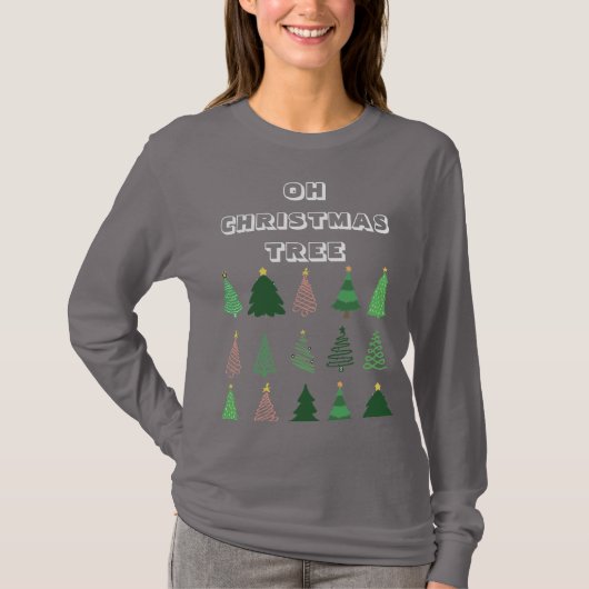Oh, Weihnachtsbaum-Shirt! T-Shirt (Vorderseite)