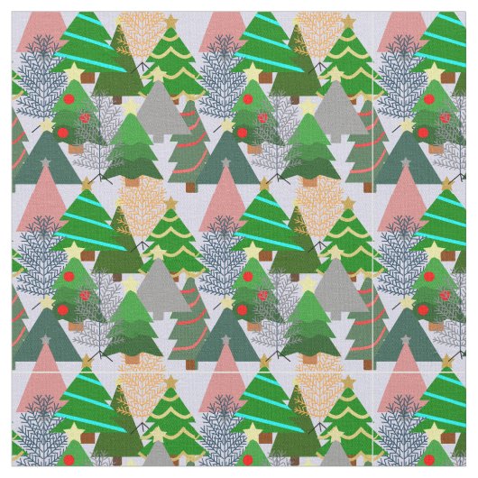 Oh Weihnachtsbaum! Stoff (Nahaufnahme)