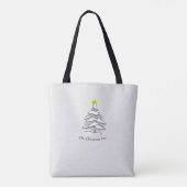 Oh! Weihnachtsbaum Tote Tasche (Rückseite)