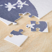 Oh Weihnachtsbaum | Wasserfarbene Winterfarbe Puzzle (Seite)