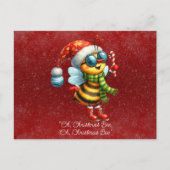 "Oh, Weihnachtsbäume, Oh, Weihnachtsbäume" Postkarte (Vorderseite)