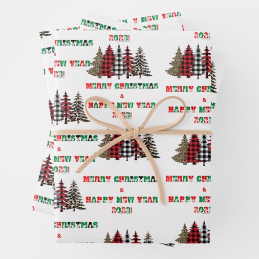 Oh Weihnachtsbaumen ASL! Geschenkpapier Set (Beispiel)