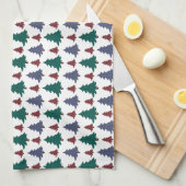 Oh Weihnachtsbaumen Geschirrtuch (Viertel Falte)