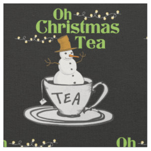 Oh Weihnachtsgebäck - Tee Lover Xmas Urlaub Stoff