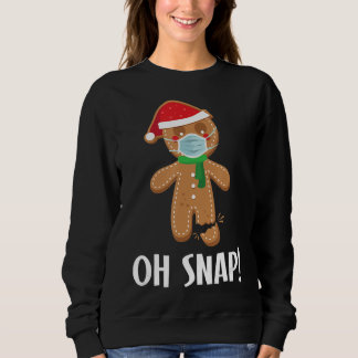 Oh, | Weihnachtsgingerbäckermaske Sweatshirt