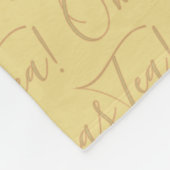 Oh Weihnachtstee! Fleecedecke (Ecke)