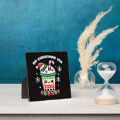 Oh Weihnachtstee - Funny Boba Holiday Bubble Tee Fotoplatte (InSitu)