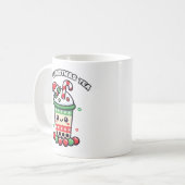 Oh Weihnachtstee - Funny Boba Holiday Bubble Tee Kaffeetasse (Vorderseite Links)