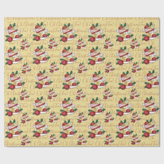 Oh Weihnachtstee! Geschenkpapier (Flach)