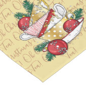Oh Weihnachtstee! Kurzer Tischläufer (Ecke)