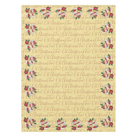 Oh Weihnachtstee! Tischdecke (Vorderseite)