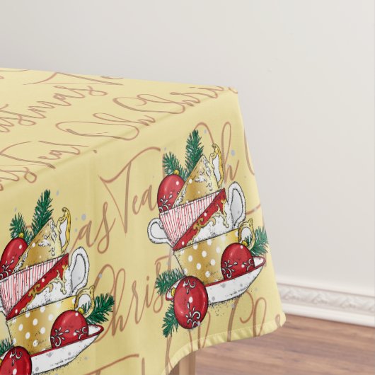 Oh Weihnachtstee! Tischdecke (Beispiel)