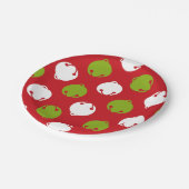 Oh welcher Spaß! Weihnachtsglocken-PapierTeller Pappteller (Schrägansicht)