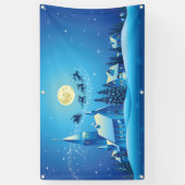 oh wenig Stadt sein Chistmas Banner (Vertikal)