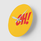 OH! - wenn Sie wissen, dass Sie Runde Wanduhr (Winkel)
